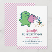 Jardinagem de Dino Bonito Crianças Dinossauro