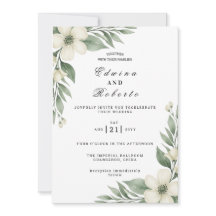 Jardínia Branca Rústica e Casamento de Eucalipto