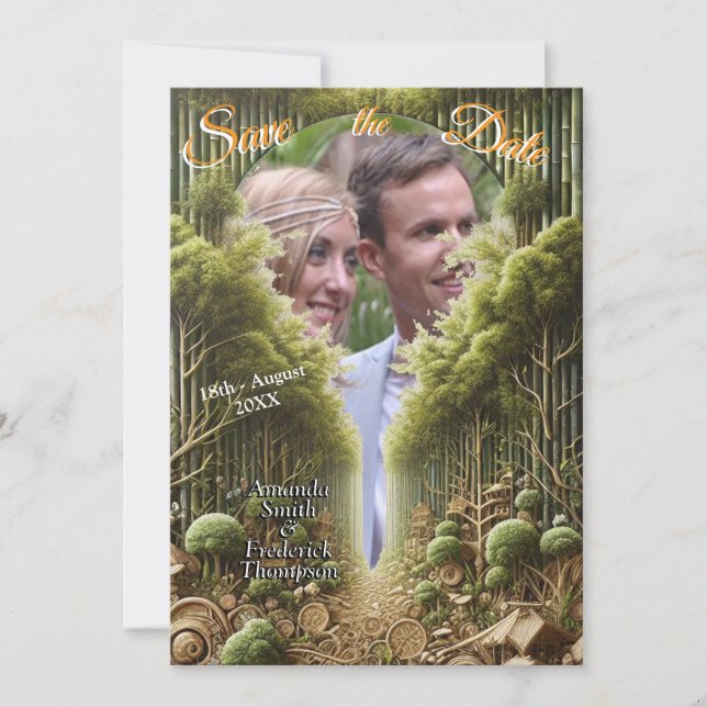 Convites Jardins e Edifícios ecológicos em Harmonia (Frente)