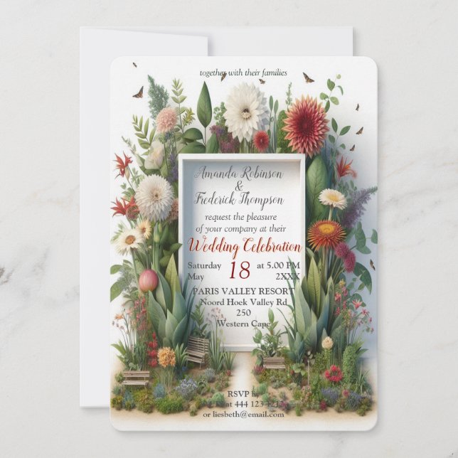 Convites Jardins e Edifícios ecológicos em Harmonia (Frente)