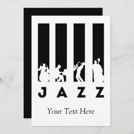 Convites Jazz Music personalizada