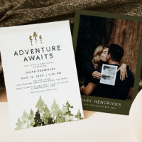 JENNA Pine Tree Adventure aguarda Chá de fraldas