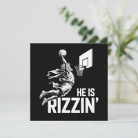 Jesus Basquete Ele Está Rizzin' Engraçado Cristão