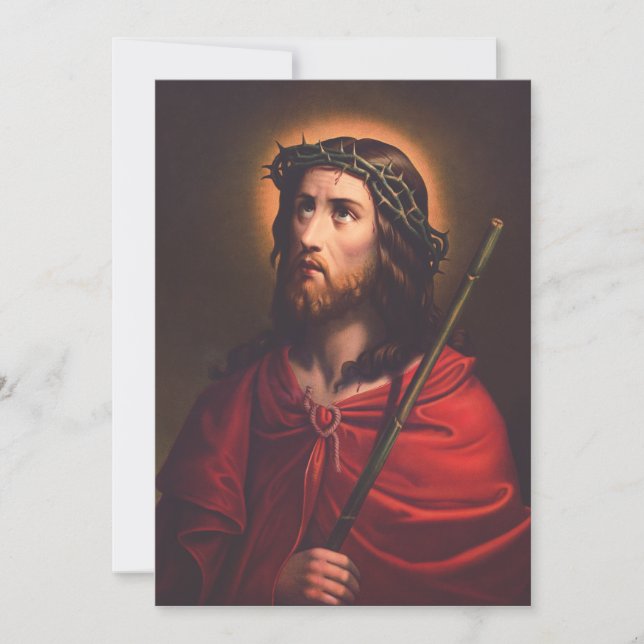 Convites Jesus com Coroa de espinhos (Frente)