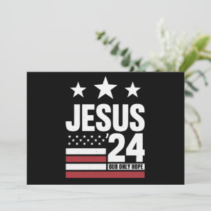 Convites Jesus Cristo 2024 Presidente EUA Eleição Política