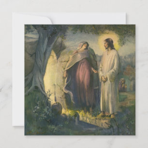 Convites Jesus Cristo Risen by the Tomb by ML Greer