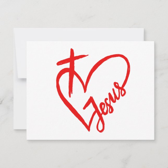 Convites Jesus é amor e vida (Frente)