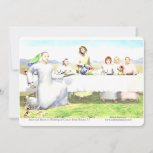 Convites Jesus e Maria no Casamento de Caná
