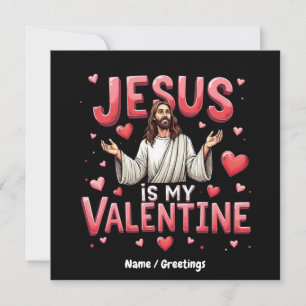 Convites Jesus é meu Namorados celebra amor com fé