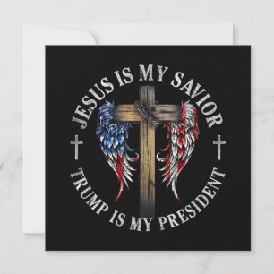 Convites Jesus É Meu Salvador Trump É Meu Presidente 2024 E