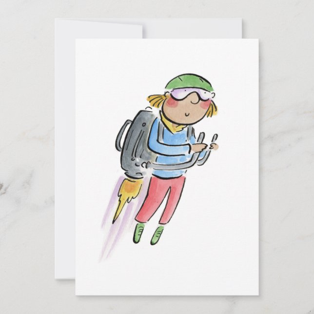 Convites Jet Pack (Frente)