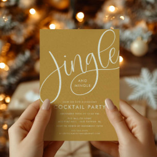 Convites Jingle e Mingle Cocktail Party