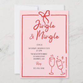 Convites Jingle e Mingle Whimsical Christmas Party