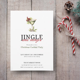 Convites Jingle e o coquetel de natal
