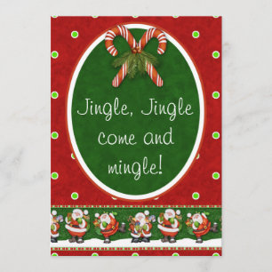 Convites Jingle, Jingle venha e se misture!Festa de Natal