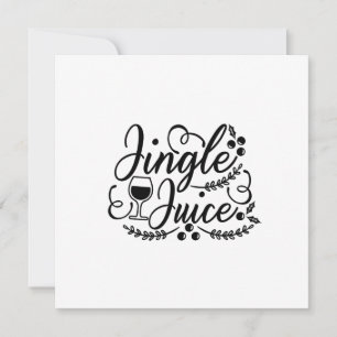 Convites Jingle Juice Engraçado Bebendo de cerveja de Natal