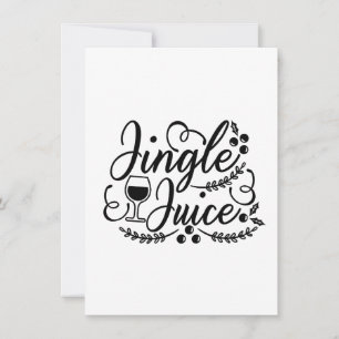 Convites Jingle Juice Engraçado Bebendo de cerveja de Natal