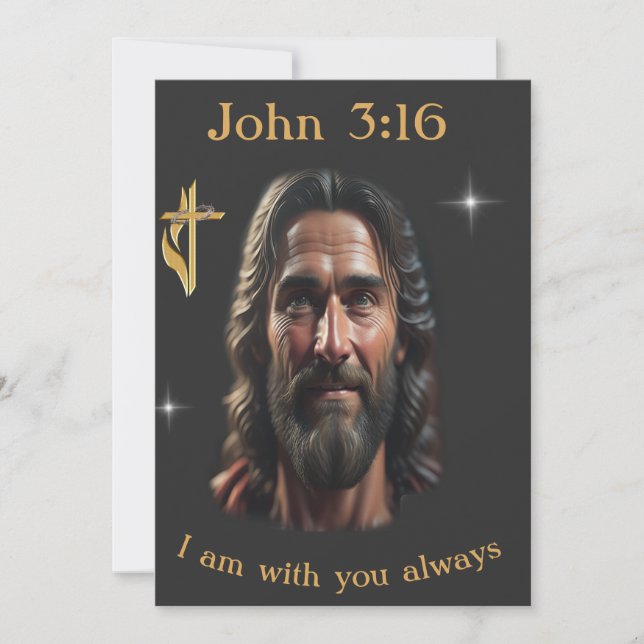Convites João 3:16 (Frente)
