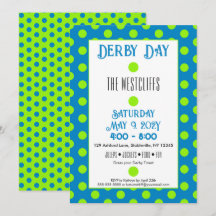 Jockey Bolinhas de Seda Verde e Azul Derby