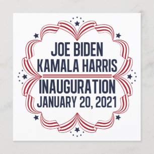 Convites Joe Biden Kamala Harris Inauguração 2021