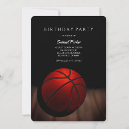 Convites Jogador de basquetebol Solteiro / Esporte Festa de