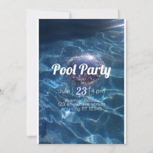 Convites jogador de discos do partido piscina