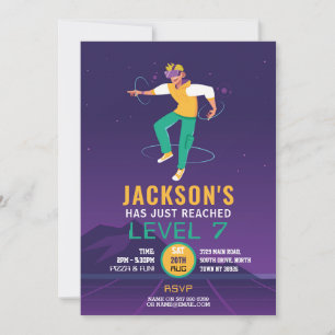 Convites Jogador de jogos digitais VR