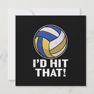 Convites Jogador de Voleibol Eu Atingiria Que