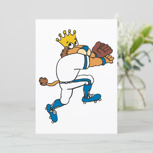 Convites Jogador Leão Baseball