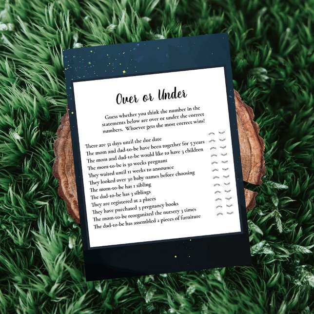 Convites Jogar Sobre ou Sob Chá de fraldas (Criador carregado)