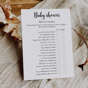 Convites Jogo Baby Shower Bonzinho ou Malvado, Jogo Diverti