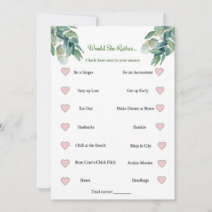 Convites Jogo chá de panela Ela Preferencialmente