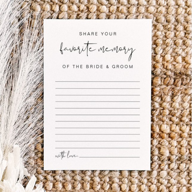 Convites Jogo da Memória Favorito Minimalista Moderno ADELL (Criador carregado)