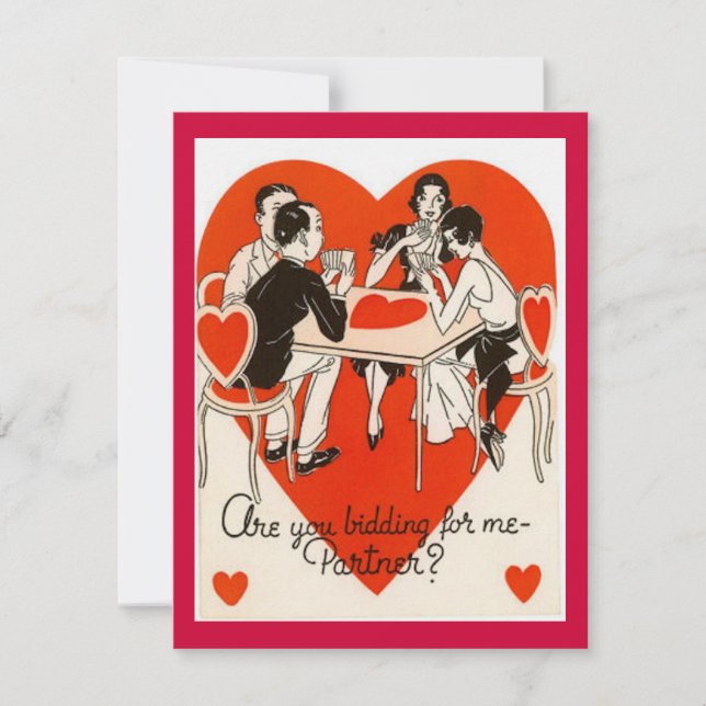 Convites Jogo da ponte do dia de os namorados (Frente)