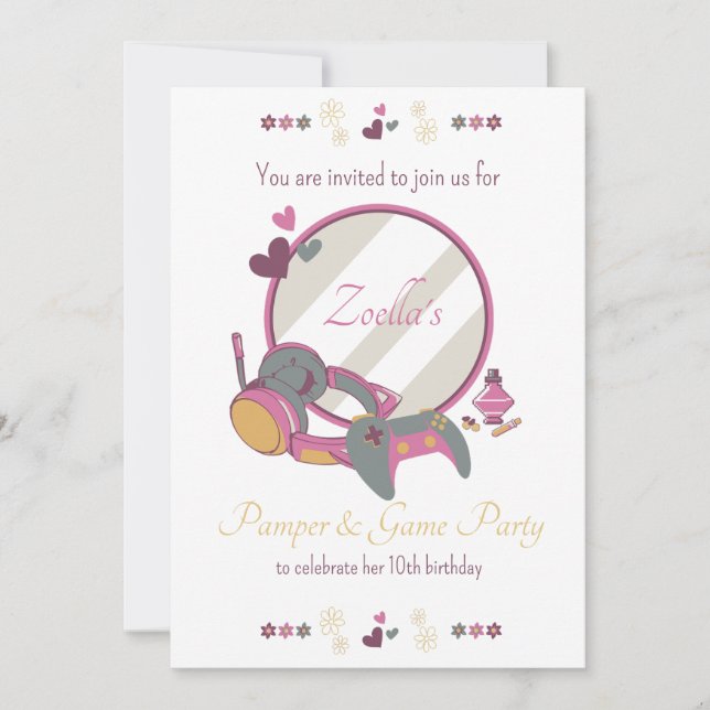 Convites Jogo das Meninas e Festa de Spa (Frente)