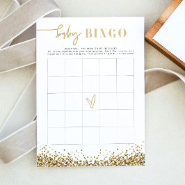 Convites Jogo de Bingo para Chá de Bebê REGINA com Lantejou