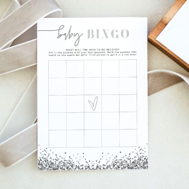Convites Jogo de Bingo para Chá de Bebê REGINA com Lantejou (Criador carregado)