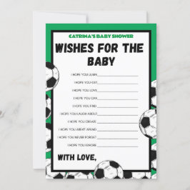 Convites Jogo de Chá de fraldas de futebol, Futebol - Nome 