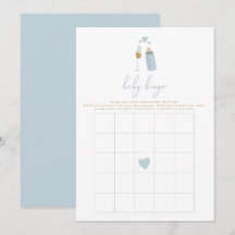 Jogo de Chá de fraldas de Garrafas Azuis ANDI Popp