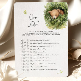 Convites Jogo de Chá de fraldas de Urso?