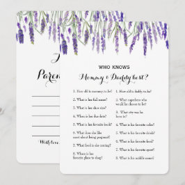 Convites Jogo de Chá de fraldas do Lado Duplo 2 - Conselhos