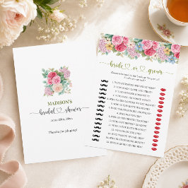 Convites Jogo de Chá de Noiva Floral Chic para Noiva ou Noi
