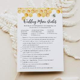 Convites Jogo de Chá de panela de Citação de Filme de Casam