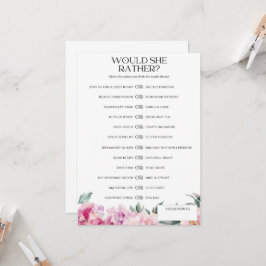 Convites Jogo De chá de panela Ela Preferencialmente Rosa F