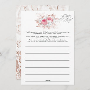 Convites Jogo de Chá de panela Floral e Lace