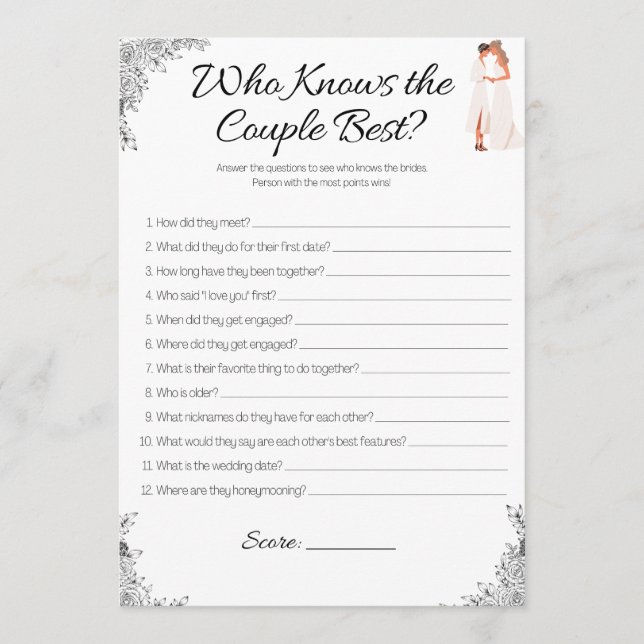 Convites Jogo de Chá de panela lésbica, que conhece o casal (Frente)