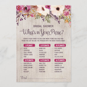 Convites Jogo de Chuveiro de Noiva Rústico O que está na su