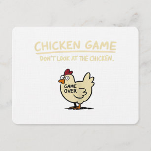 Convites Jogo de Frango Não Olhe Para o Frango Frango Diver