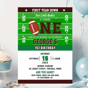 Convites Jogo De primeiro aniversario Do 1º Ano De Futebol 