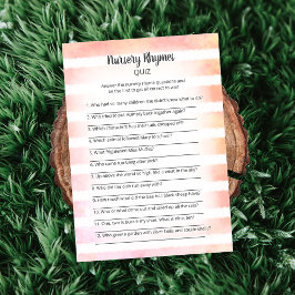 Convites Jogo de Teste de Rhymes Rhymes Enfermeiros Brancos